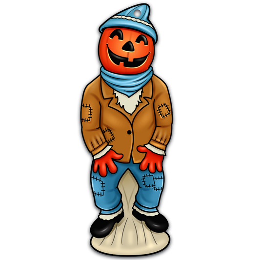 Scarecrow Pumpkin Halloween Acrylic Ornament