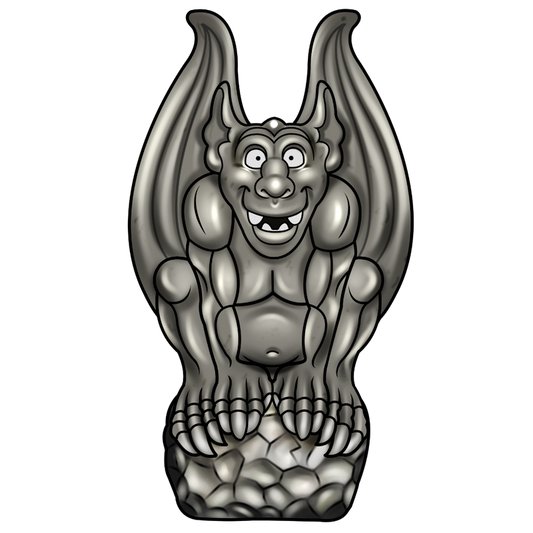 Smiling Gargoyle Halloween Acrylic Ornament