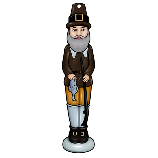 Pilgrim Man Thanksgiving Acrylic Ornament